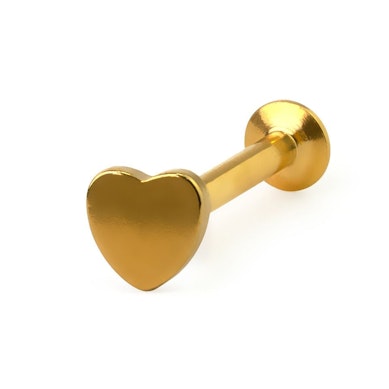 Širdelės formos labret auskaras