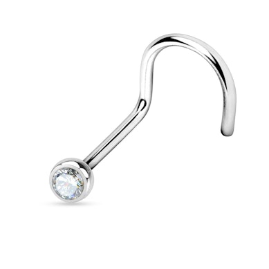 Nose screw made of titanium