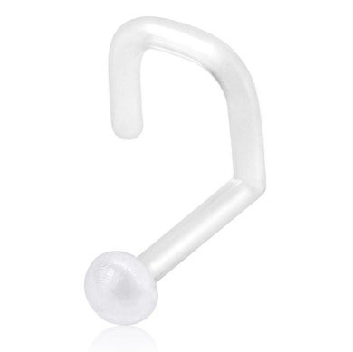 Nose screw retainer in transparent material