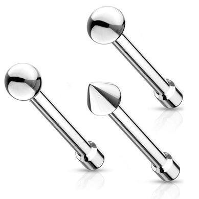 Nose stud in different designs