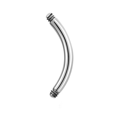 Loose curved barbell in the size of your choice