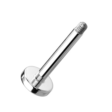 Strypelis iš titano labret auskarui