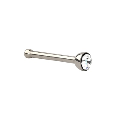 Nose stud with stone