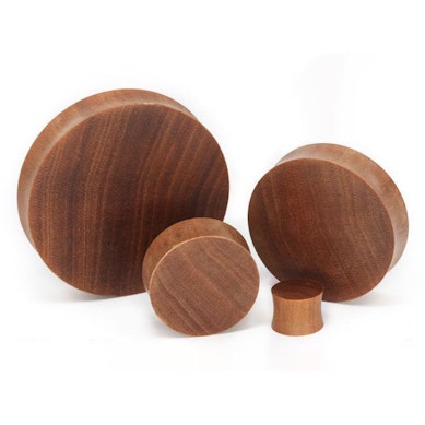 Plug made of saba wood