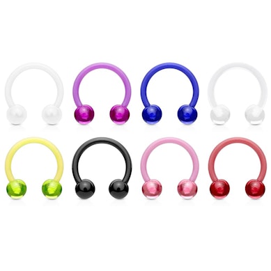 8 pasagos formos auskarų iš PTFE rinkinys