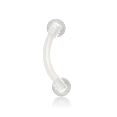 Įvairių spalvų lenktas barbell iš PTFE
