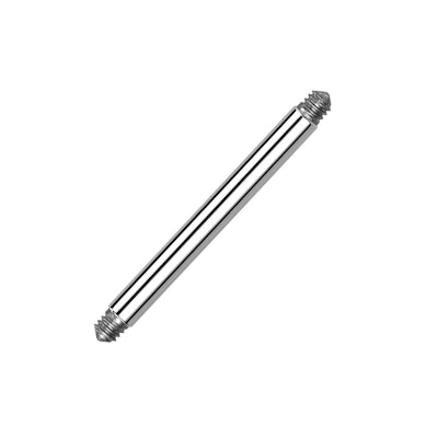 Loose straight barbell made of titanium