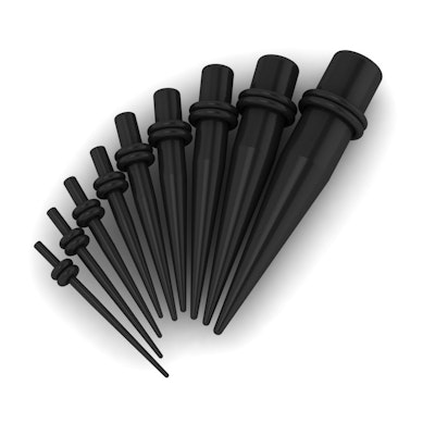 Taper set made of acrylic