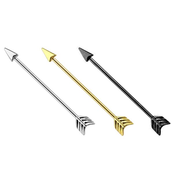 Strėlės formos barbell auskaras