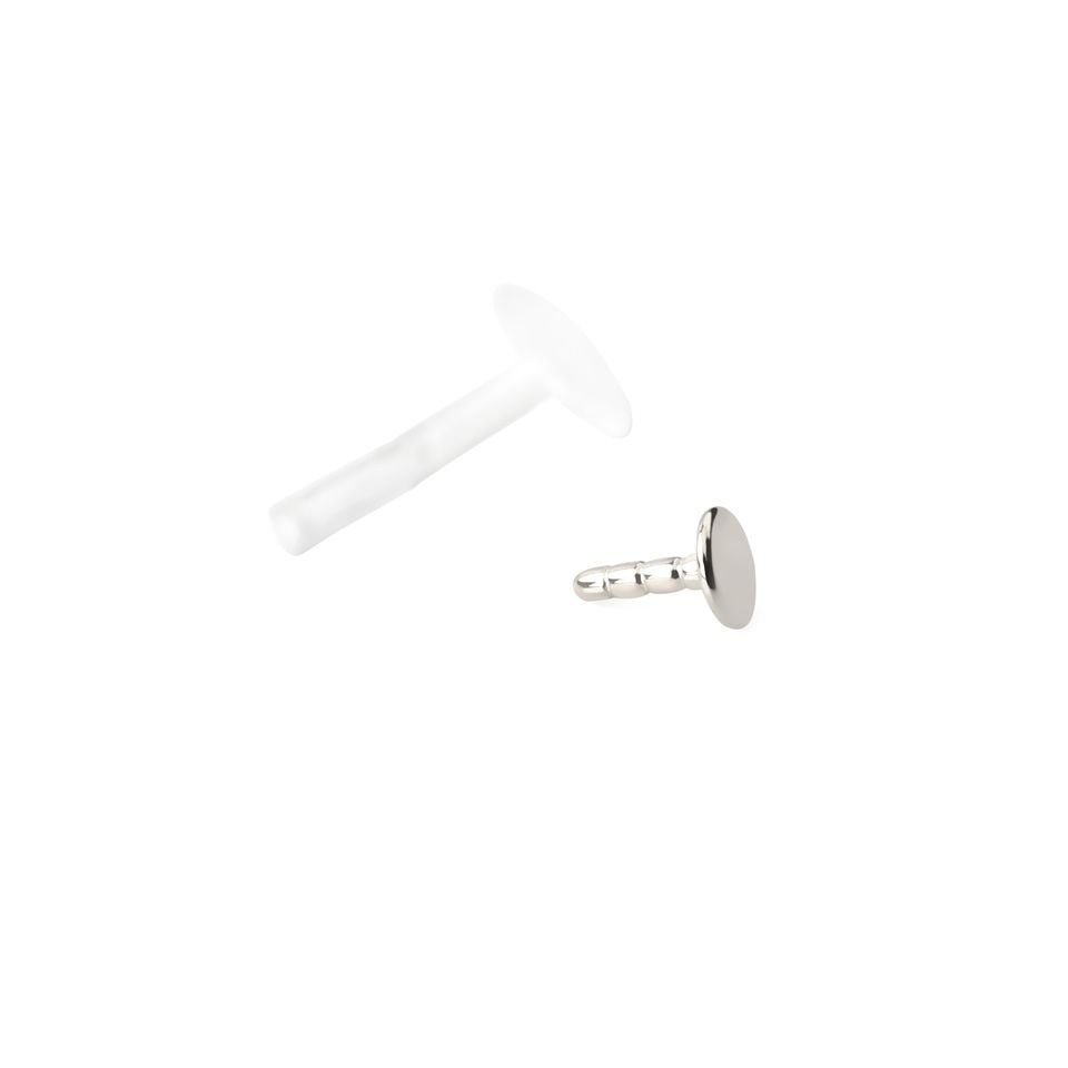 Labret auskaras iš 14k aukso ir PTFE