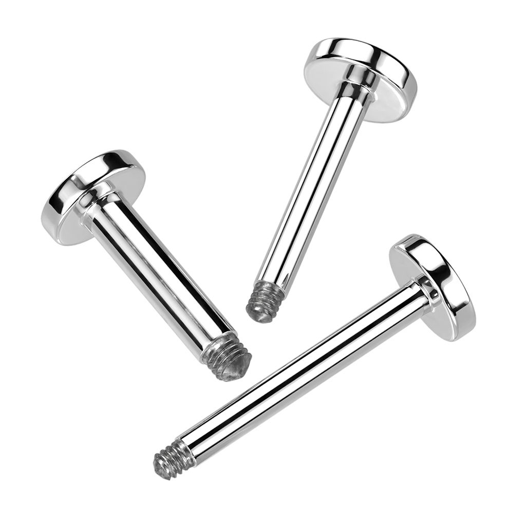 Strypelis iš titano labret auskarui
