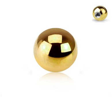 Įvairių spalvų kamuoliukas auskarui.