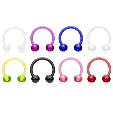 8 pasagos formos auskarų iš PTFE rinkinys