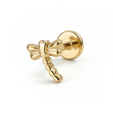 Titano labret auskaras su laumžirgio dizainu