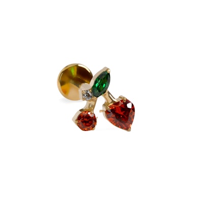 Vyšnios labret su spalvotais akmenukais