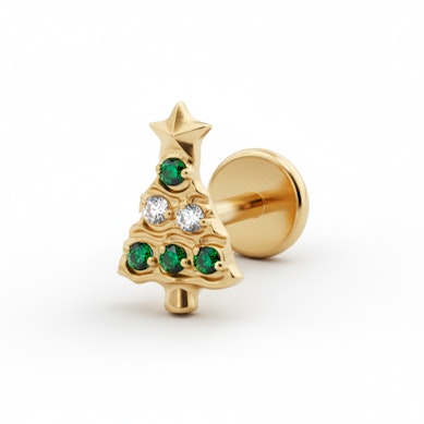 Titano labret su kalėdine egle