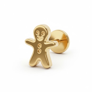 Imbierinio meduolio formos titano labret