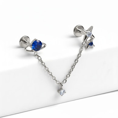 Kosminis labret duetas iš titano