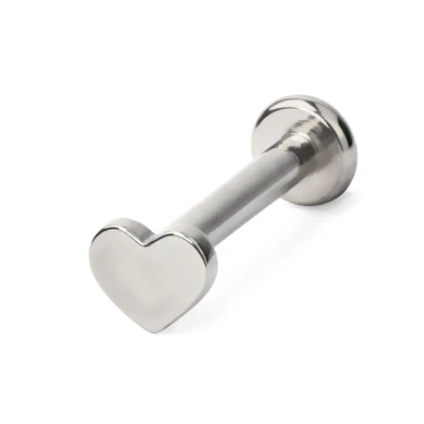 Labret auskaras iš titano su įvairiais vidinio sriegio dizainais