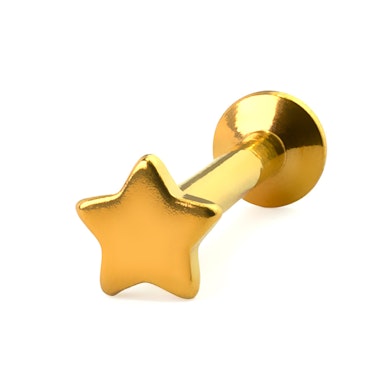 Žvaigždutės formos labret auskaras