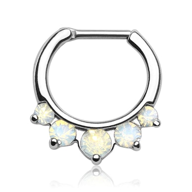 Nosies pertvaros auskaras su dideliais opalitais