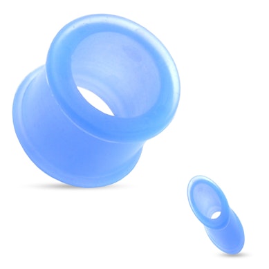 Įvairių spalvų tunelis iš silikono.