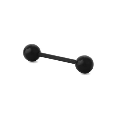 Tongue barbell made of ptfe in your choice of color