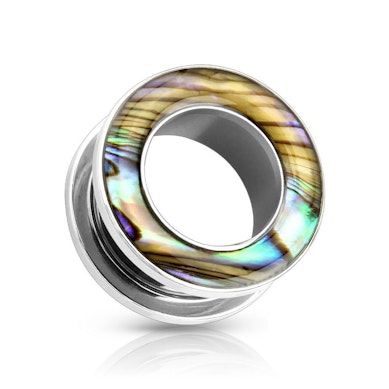 Tunnel with mother of pearl edge