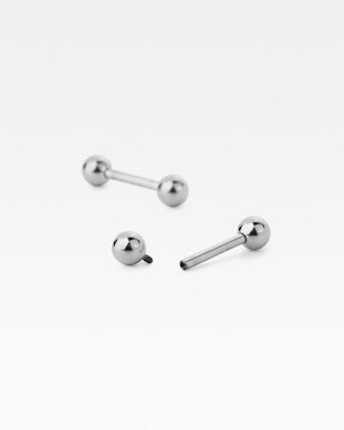 Straight barbell with balls