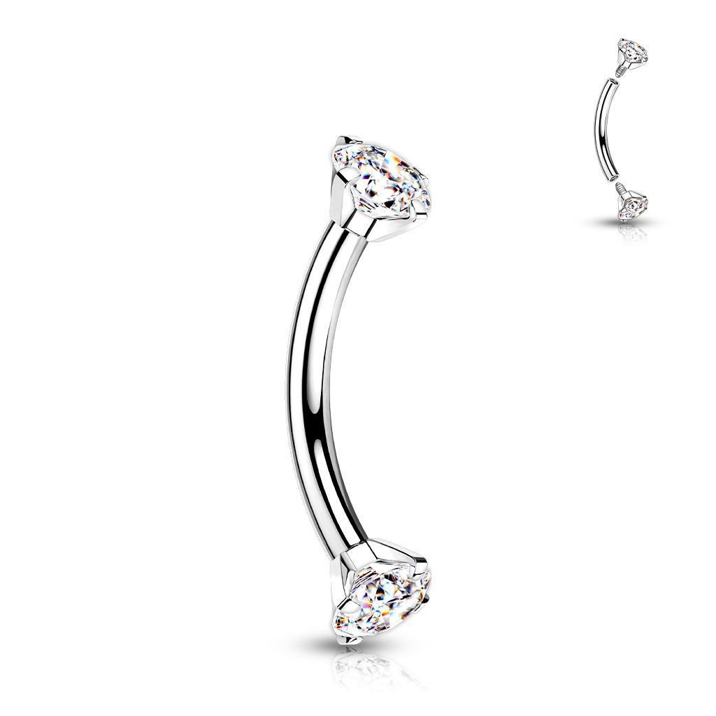 Diamond new arrivals curved barbell