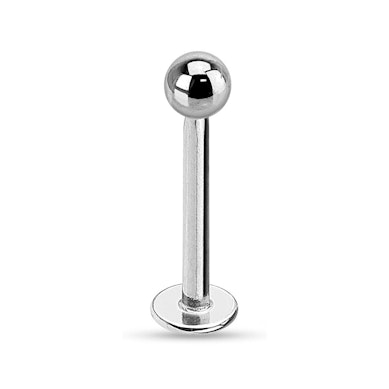 Labret made of pure titanium