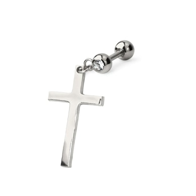 Barbell with cross dangle