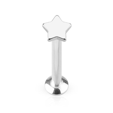 Labret with star-shaped stud