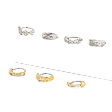 Rings in a variety of designs and colors