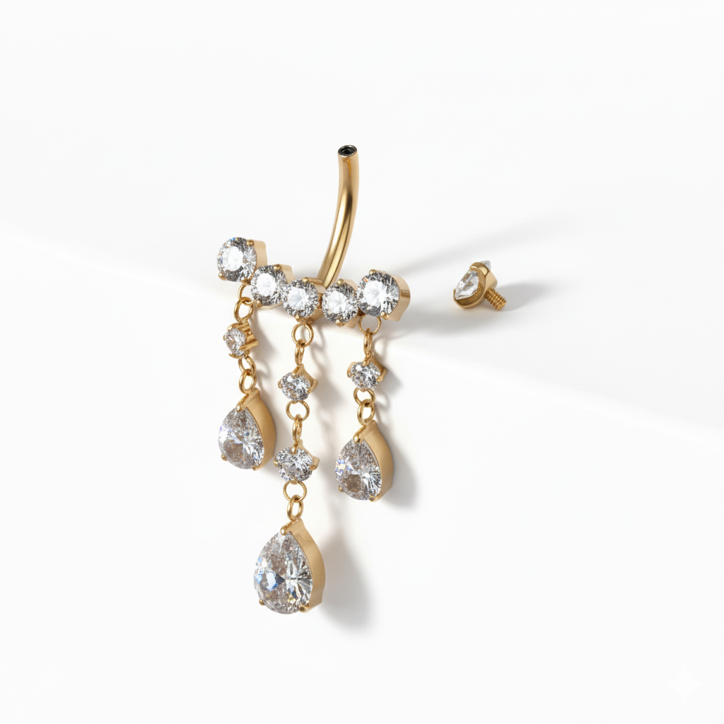 Titano bambos barbell su kabančiais akmenukais