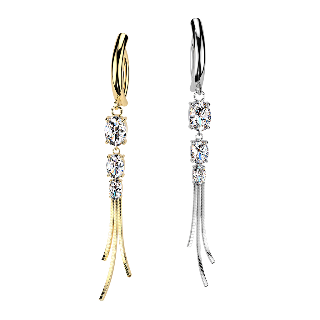 Bambos clicker su akmenukais ir grandinėlėmis