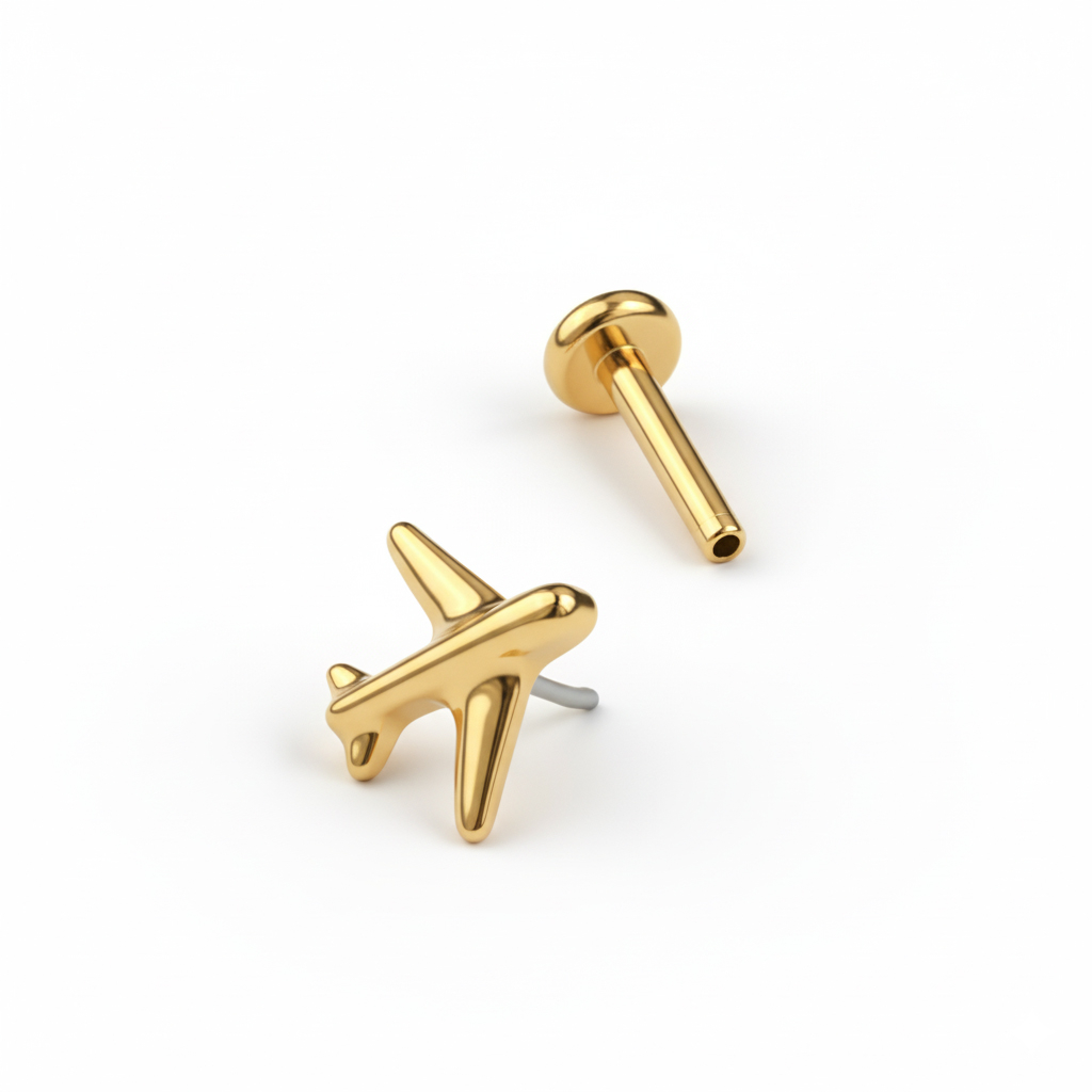 Titano labret su lėktuvėliu