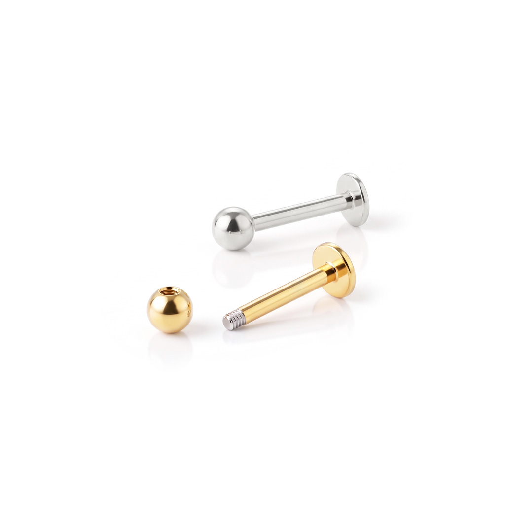 Įvairių spalvų labret